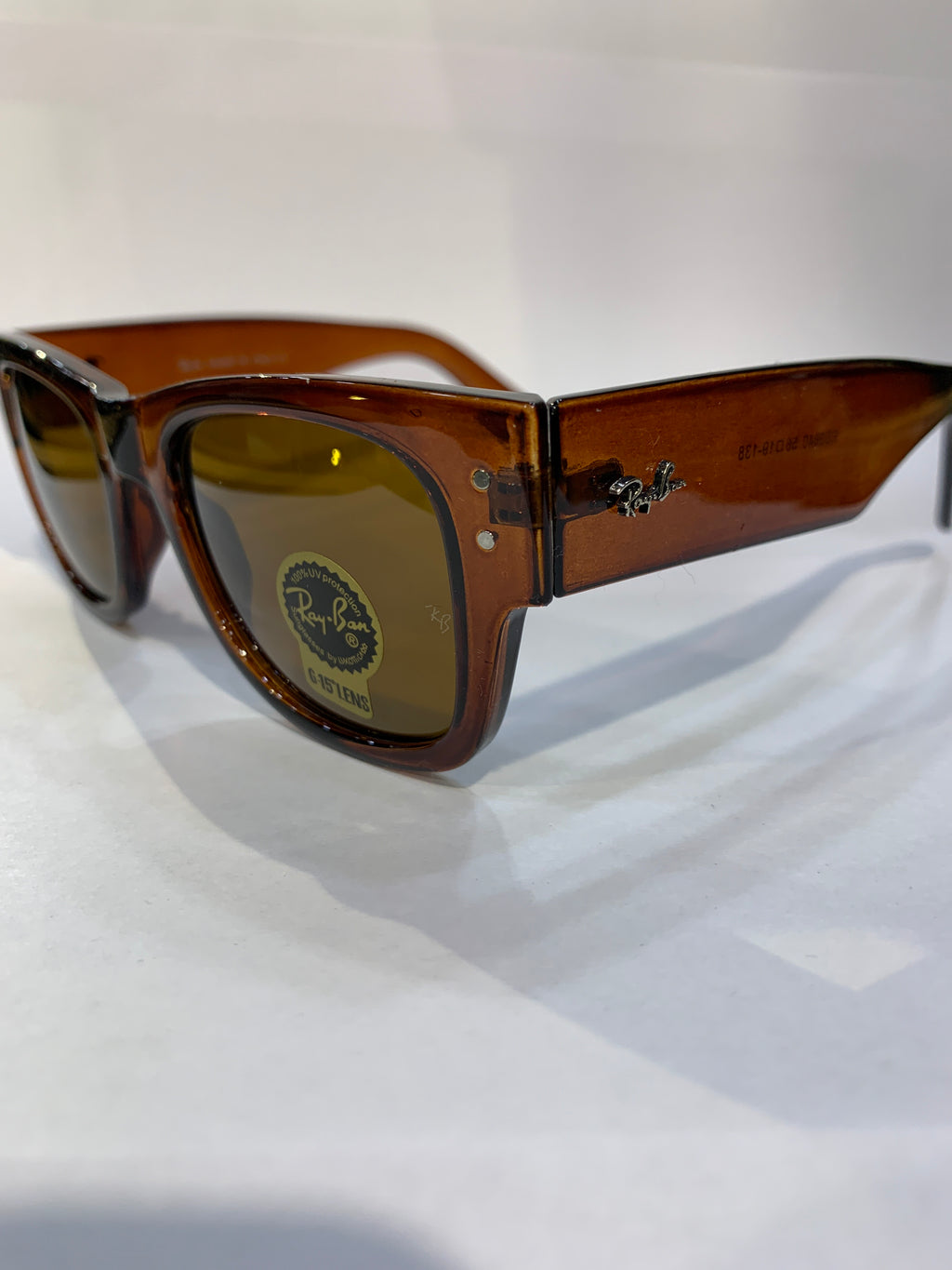 YAR RB Glossy Brown Frame Brown Shade Unisex Sunglasss RB0840 56 19 138