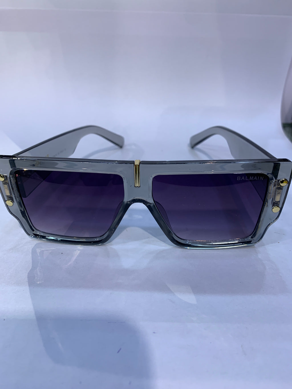 LAB Transparent Frame Purple Shade Unisex Sunglasss 6083 56 14 140 C5 CE