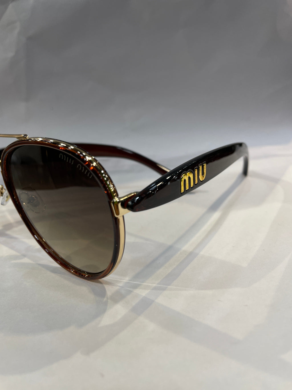 UIM MIU Brown Frame Brown Shade Unisex Sunglasses 5G368 51 18 150