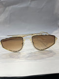 RAM Golden Frame Brown  Shade Unisex Sunglasses SUN262