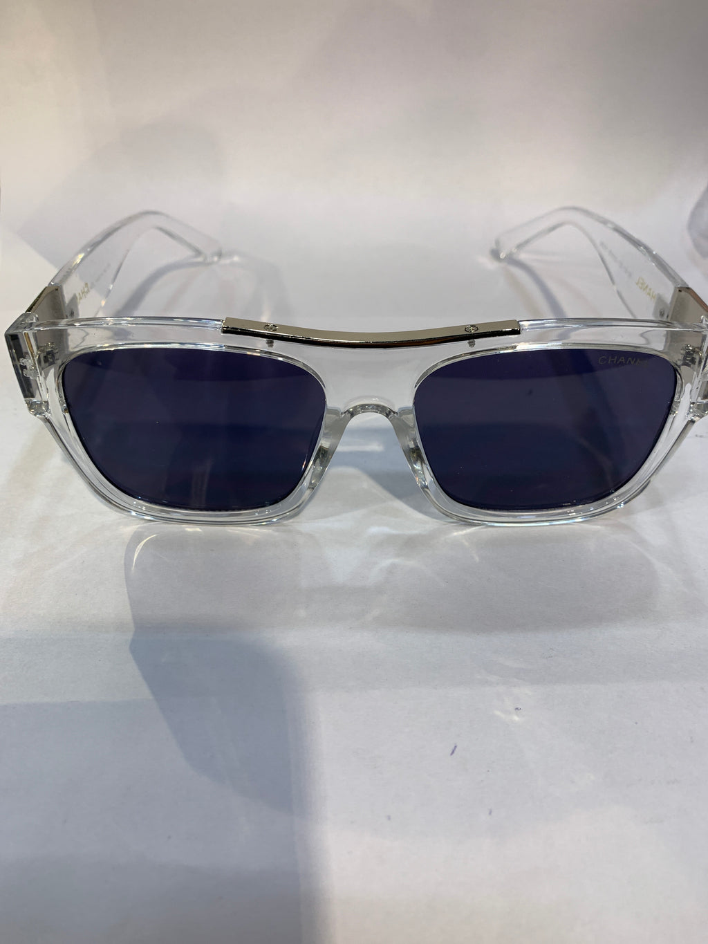 AHC Transparent Frame Black Shade Unisex Sunglasss 98031 60 22 152 C9 CE