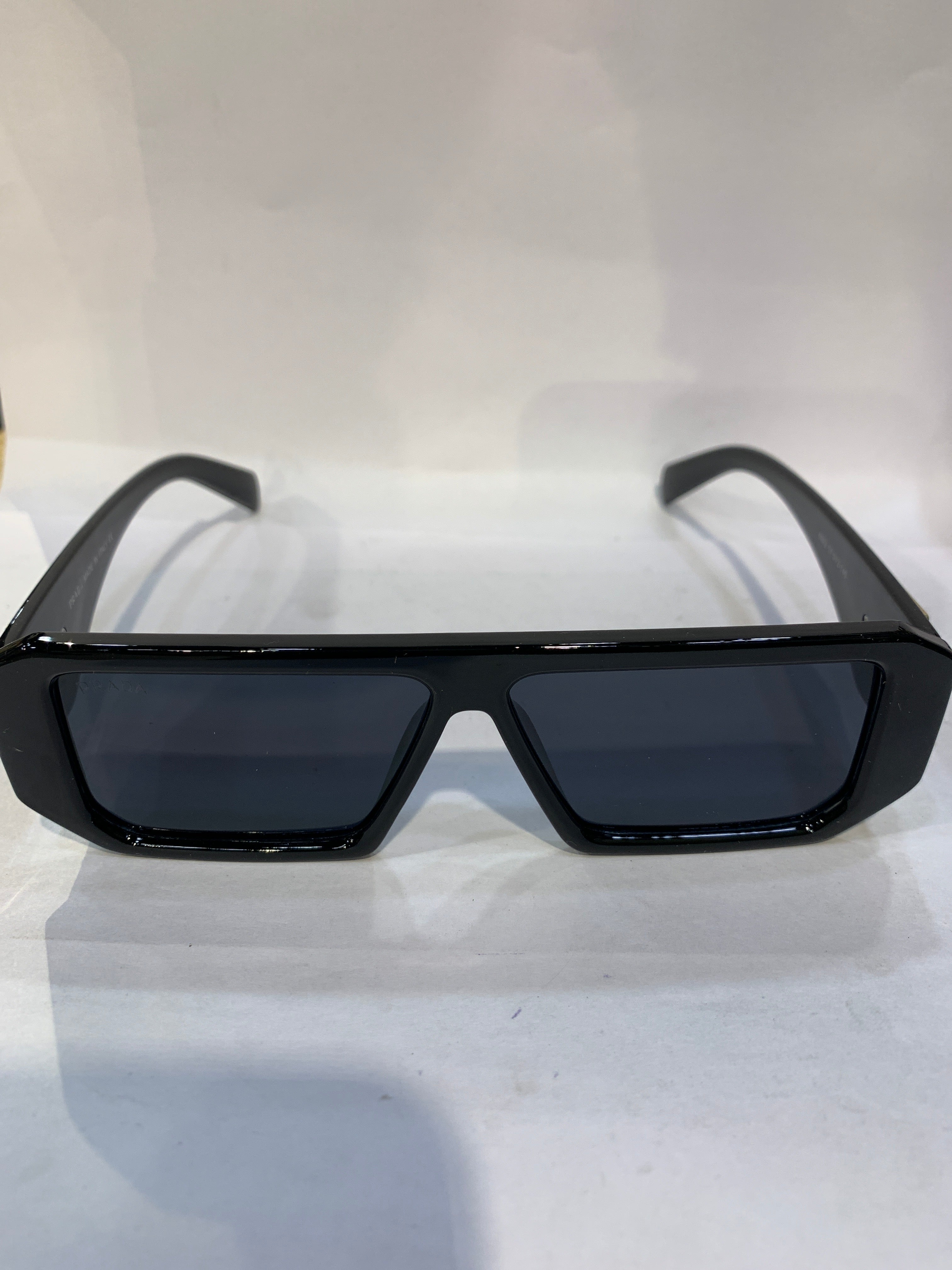 ARP Black Frame Black Shade Unisex Sunglasss 6082 57 12 145