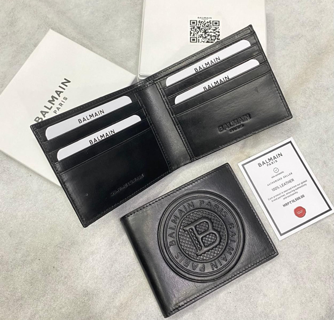 LAB BAL Big Logo Genuine Leather Mens Wallet 989738