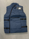 YIBOYUNTIAN YB FASHION CLASSIC Blue Colour Side Zipp Half Puffer Jacket YB-903