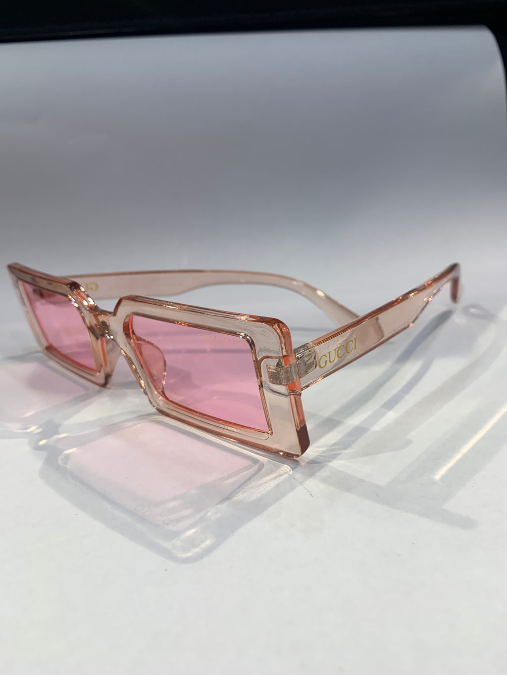 CUG Pink Transparent  Frame Pink   Shade Unisex Sunglasss Sun 003