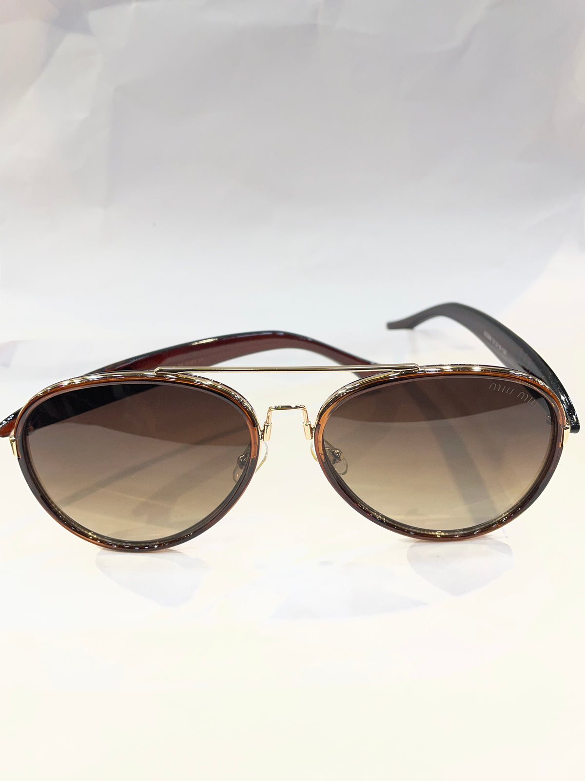 UIM MIU Brown Frame Brown Shade Unisex Sunglasses 5G368 51 18 150