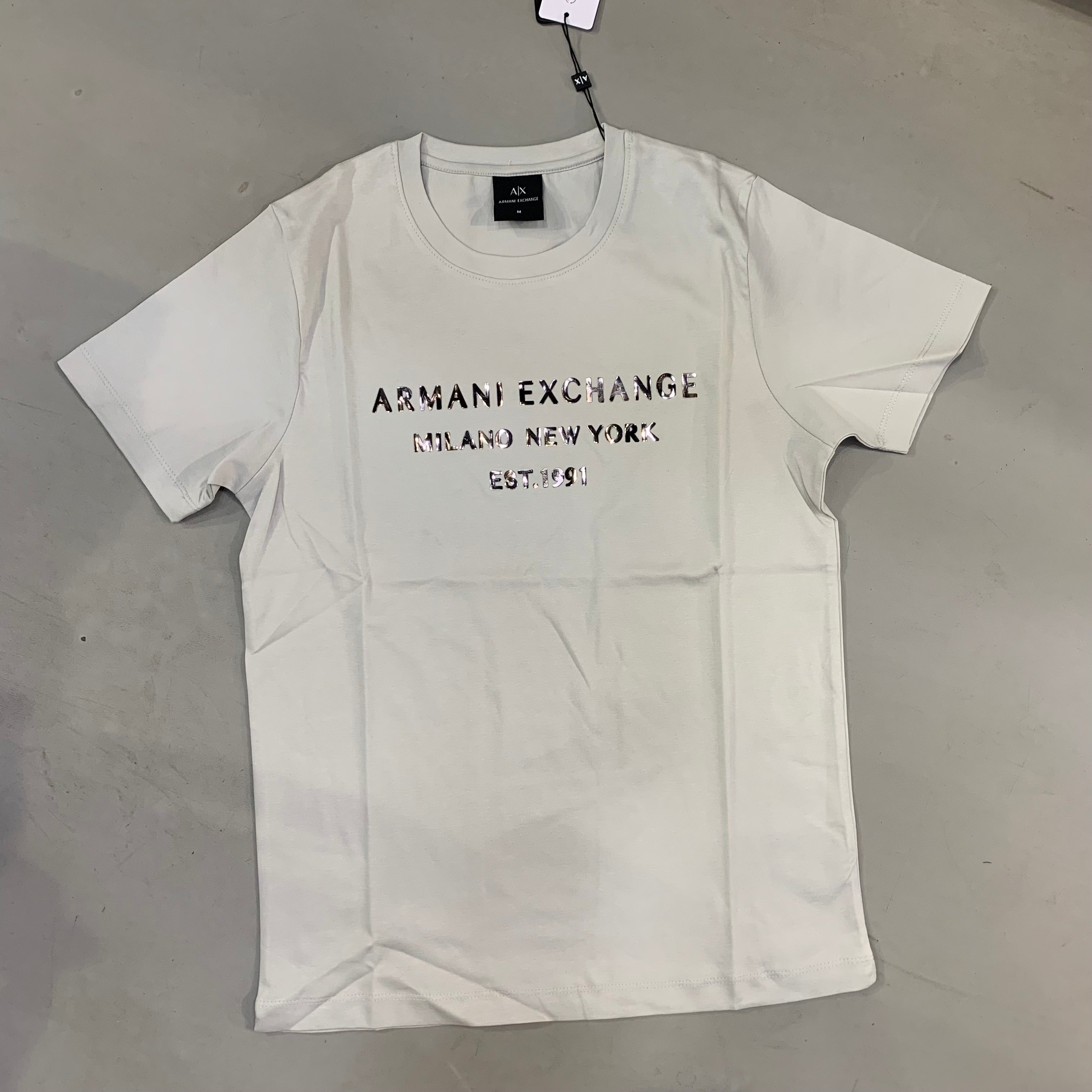 MRA ARM X/A Grey Colour Silver Print Men’s Tshirt 014