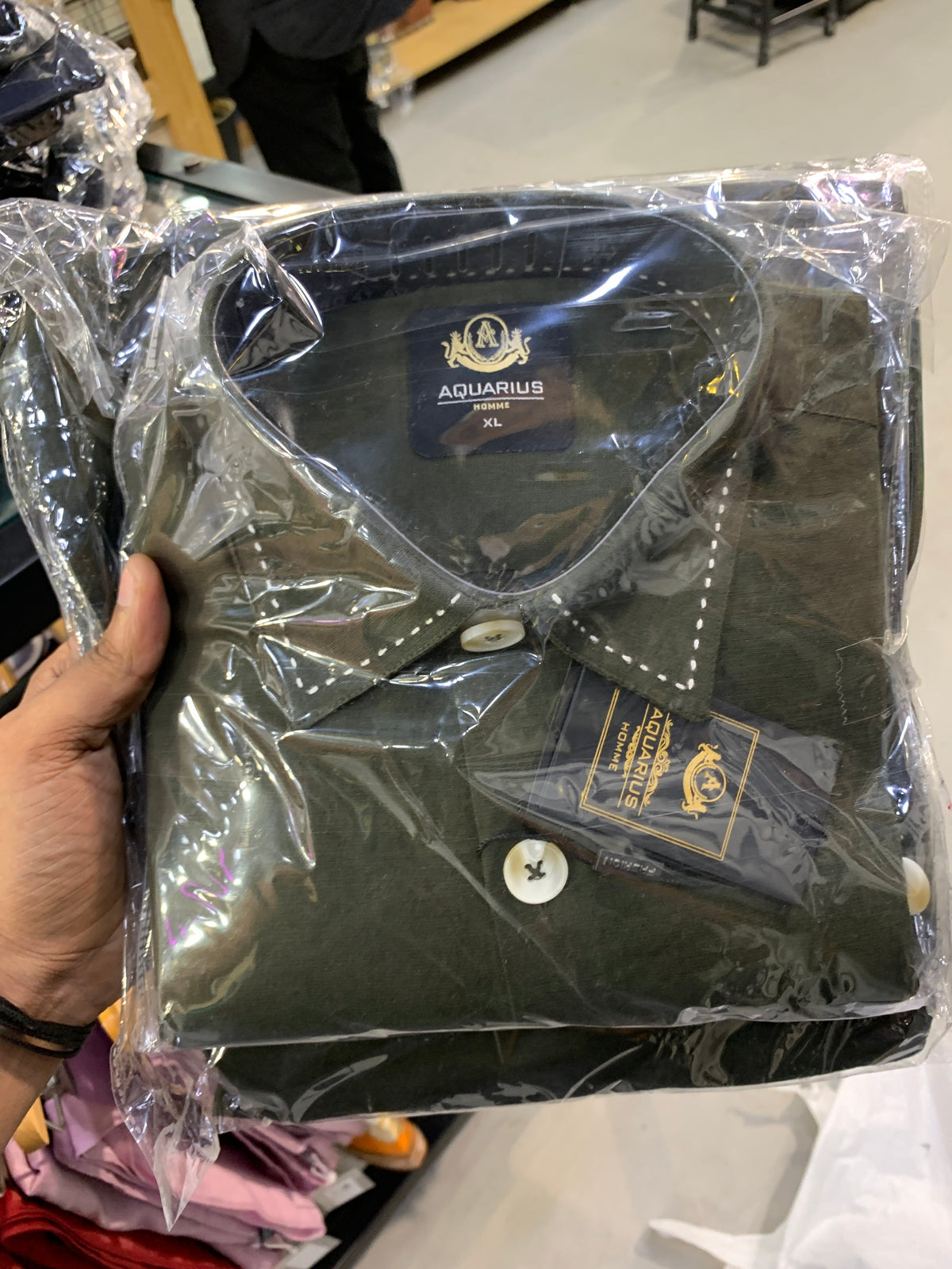 AQUARIUS Green Colour Two Pocket Shirt With Lower Premium Quality Men’s Coord Set 807639