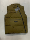 YIBOYUNTIAN YB FASHION CLASSIC 1610 Olive Green Colour Side Zipp Half Puffer Jacket YB-908