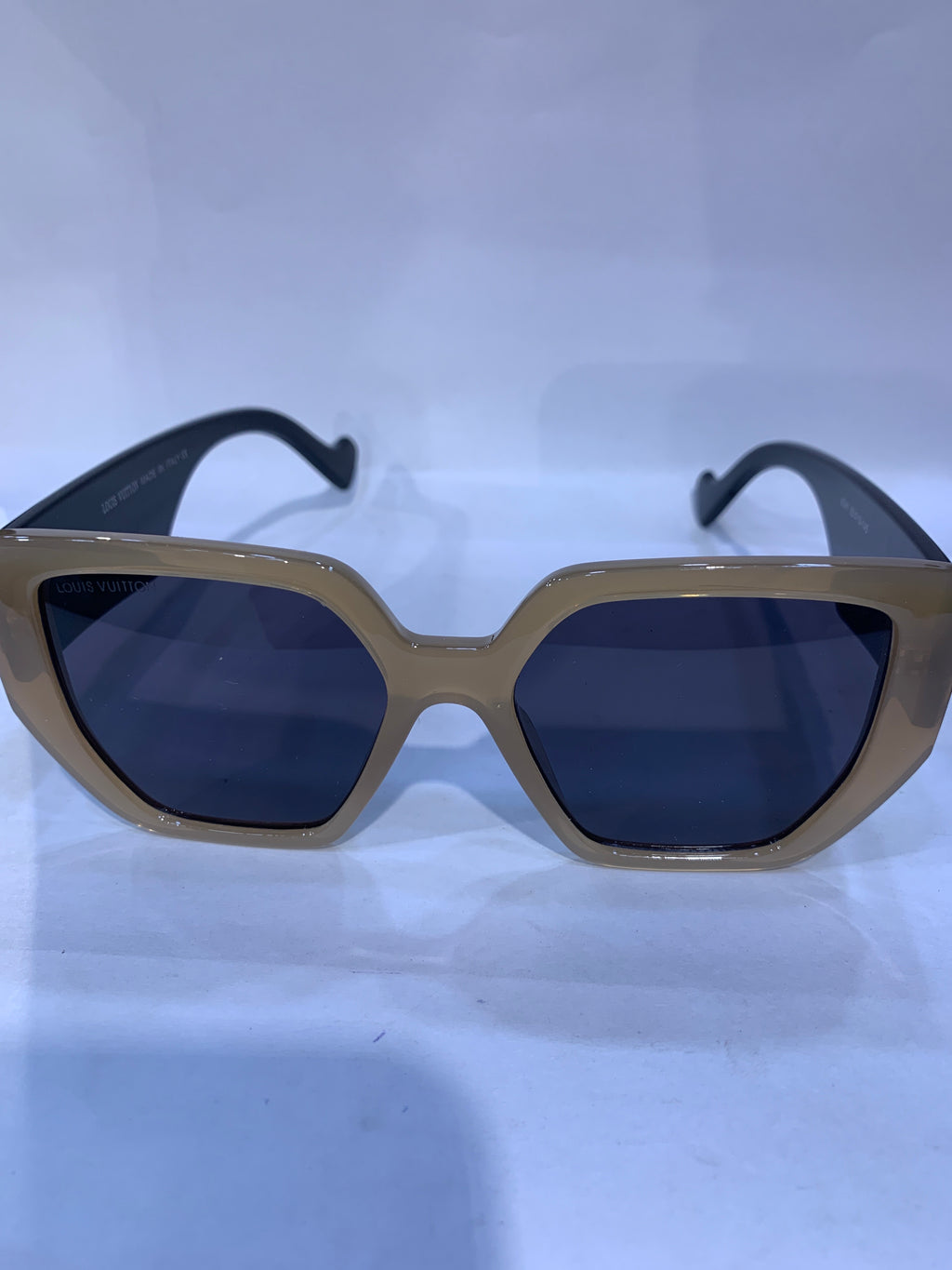UOL Brown Black Frame Black  Shade Unisex Sunglasss 6041 55 19 145