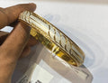 Gold Sliver Colour Premium Quality Unisex Kada 54312