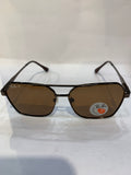 YAR Brown Frame Brown Shade Unisex Sunglasss 58413 59 15 145 C3 CE