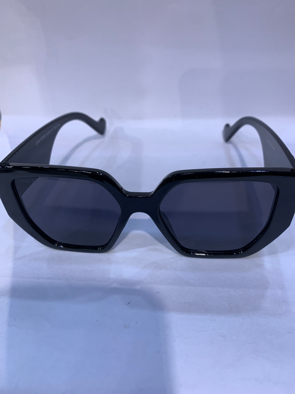UOL Black Frame Black Shade Unisex Sunglasss 6041 55 19 145