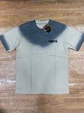 OUTLIER Beige Grey Faded Colour Truth Print Premium Quality Round Neck T-Shirt OL 464