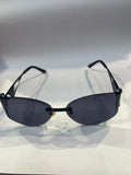 ARP Silver Frame Green Shade Unisex Sunglasss 98314 57 18 138