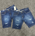 CAL Navy blue Colour Rough Design Premium Quality Denim Short 88830