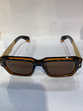 SOM Brown Golden Frame Brown  Shade Unisex Sunglasss ZS98321 54 18 143