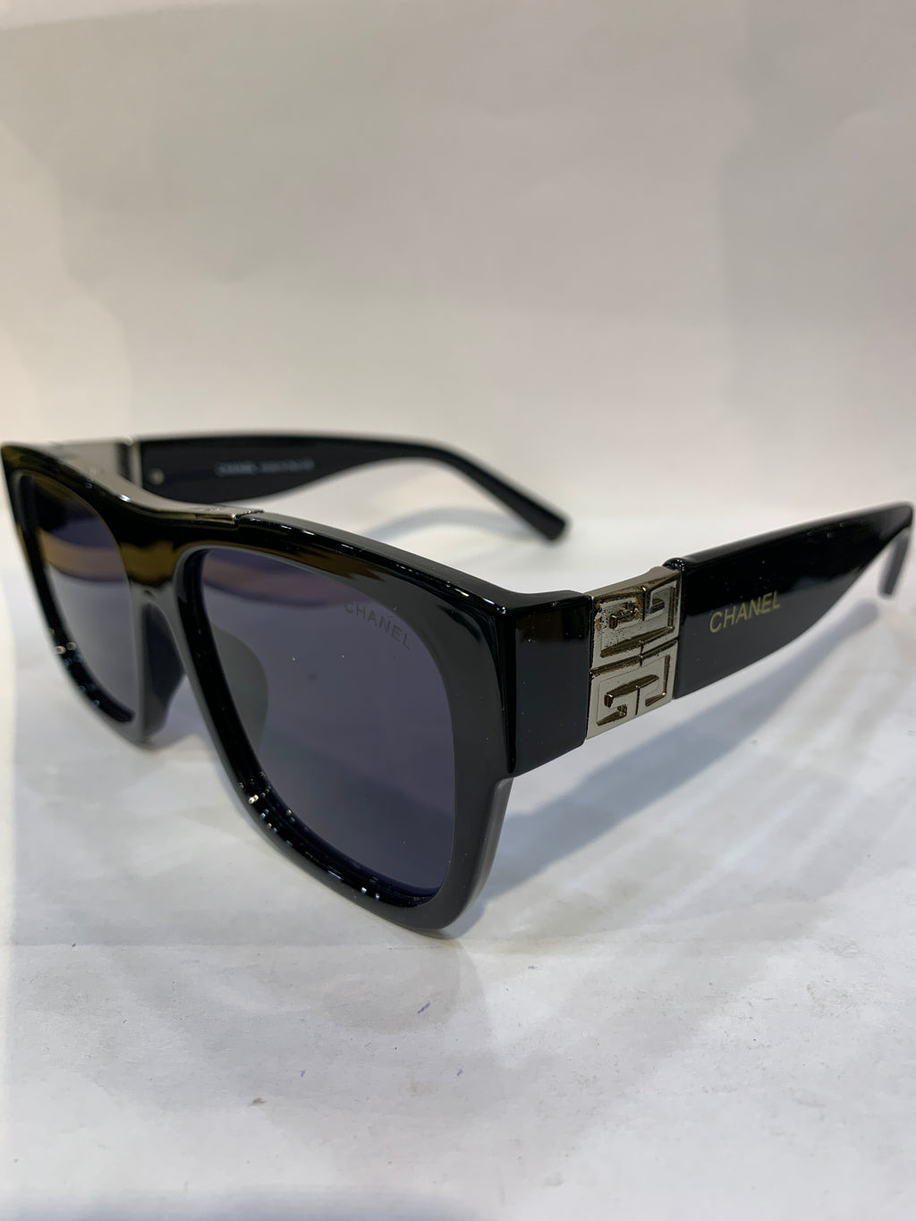 AHC Black Frame Black Shade Unisex Sunglasss 98031 60 22 152 C2 CE