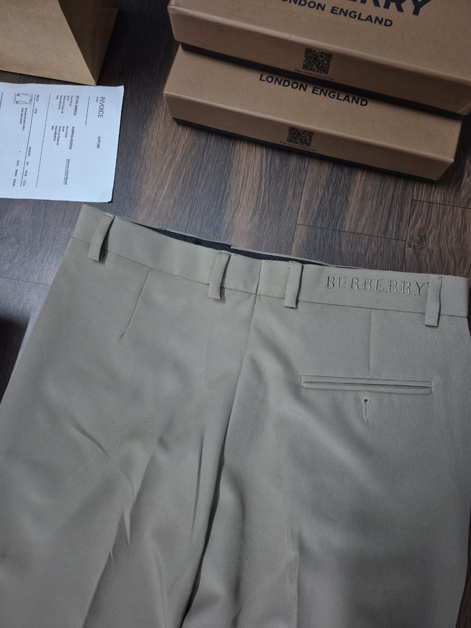 RUB BUR Brown Colour Bootcut Fit Premium Quality Imported Formal Trouser 989992