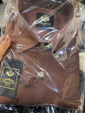 AQUARIUS Brown Colour Double Pocket Golden Button Premium Quality Full Sleeve Men’s Shirt 2613