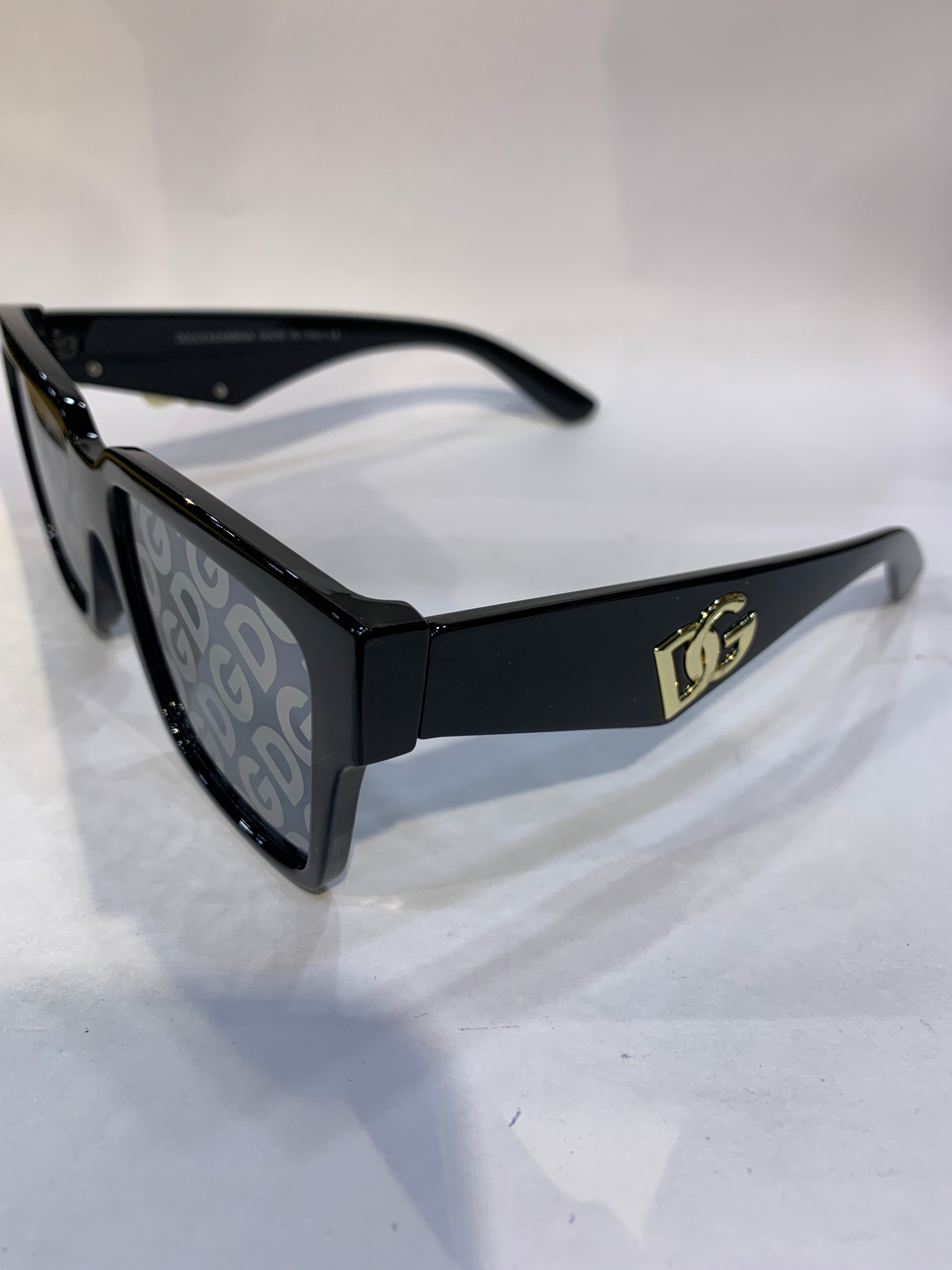 LOD Black Frame Black Printed Shade Unisex Sunglasss 6036 56 17 145