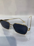 UOL Golden Frame Black Shade Unisex Sunglasss 28741 59 14 140 C2