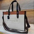 AOC COA White Black Colour Premium Quality Box Packing Mini Tote Ladies Bag 990808