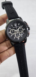 Sam Black Silicone Strap Black Dial Men Watch 901754
