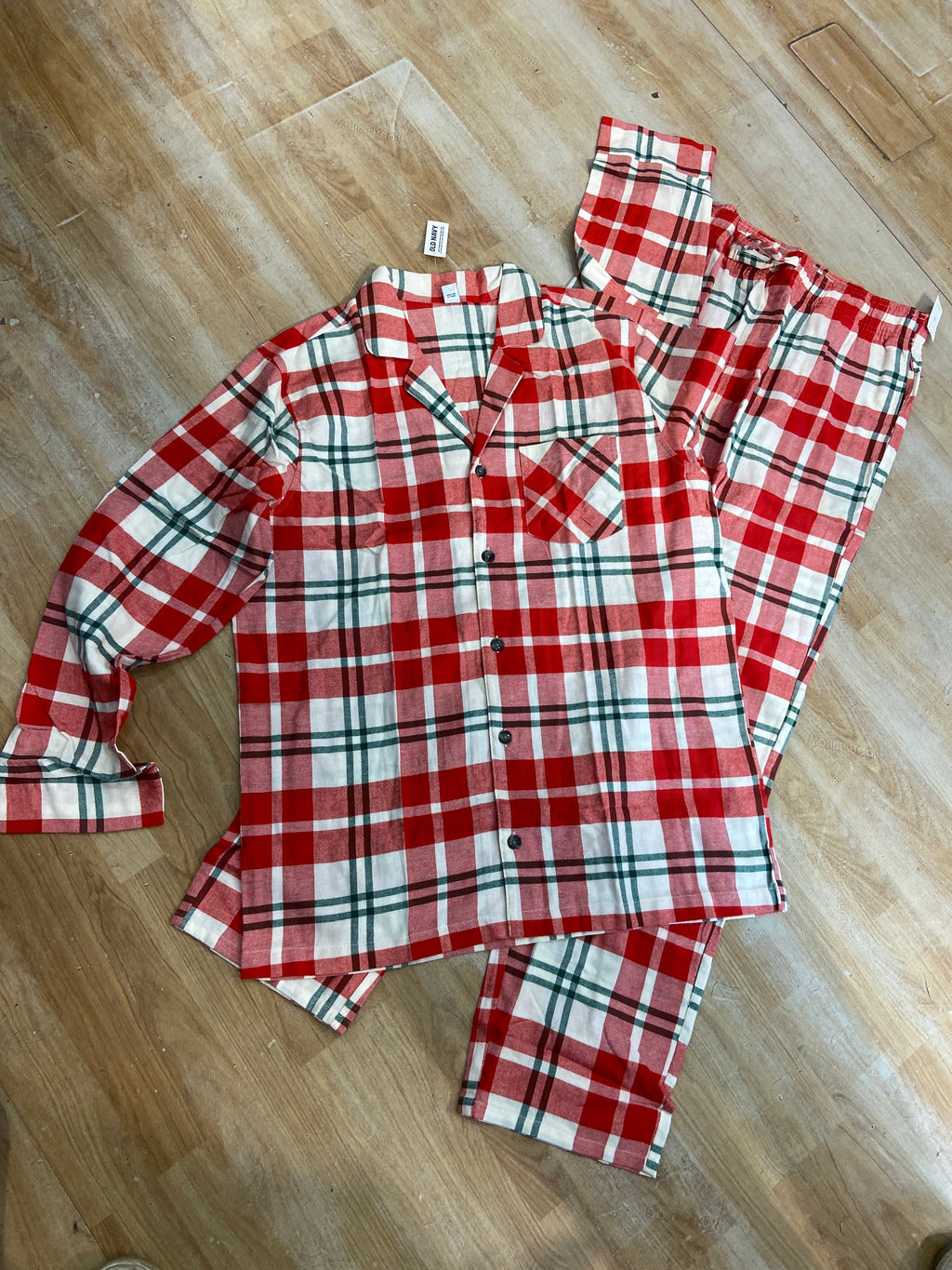 White Red Green Check Unisex Coord by Old Navy 500137758732