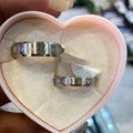 Stainless Steel Circle Plain Premium Quality couple Ring 50290