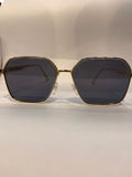 Uol Golden Frame Black Shade Heavy Quality Sunglass 28741 59 14 140 C2