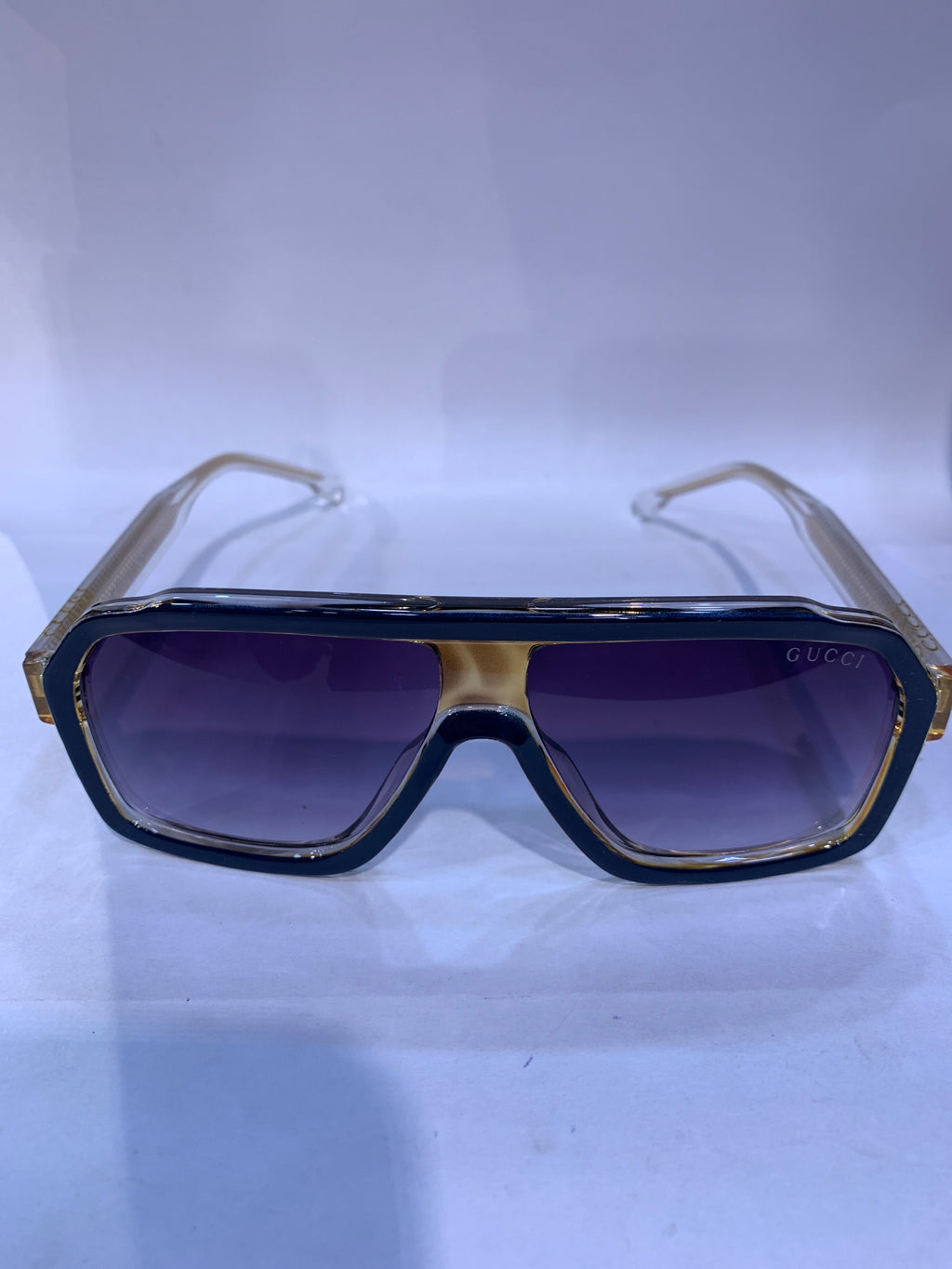 CUG Blue Goldn Frame Blue Shade Unisex Sunglasss TR 28015 58 17 150 CE