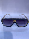 CUG Blue Goldn Frame Blue Shade Unisex Sunglasss TR 28015 58 17 150 CE