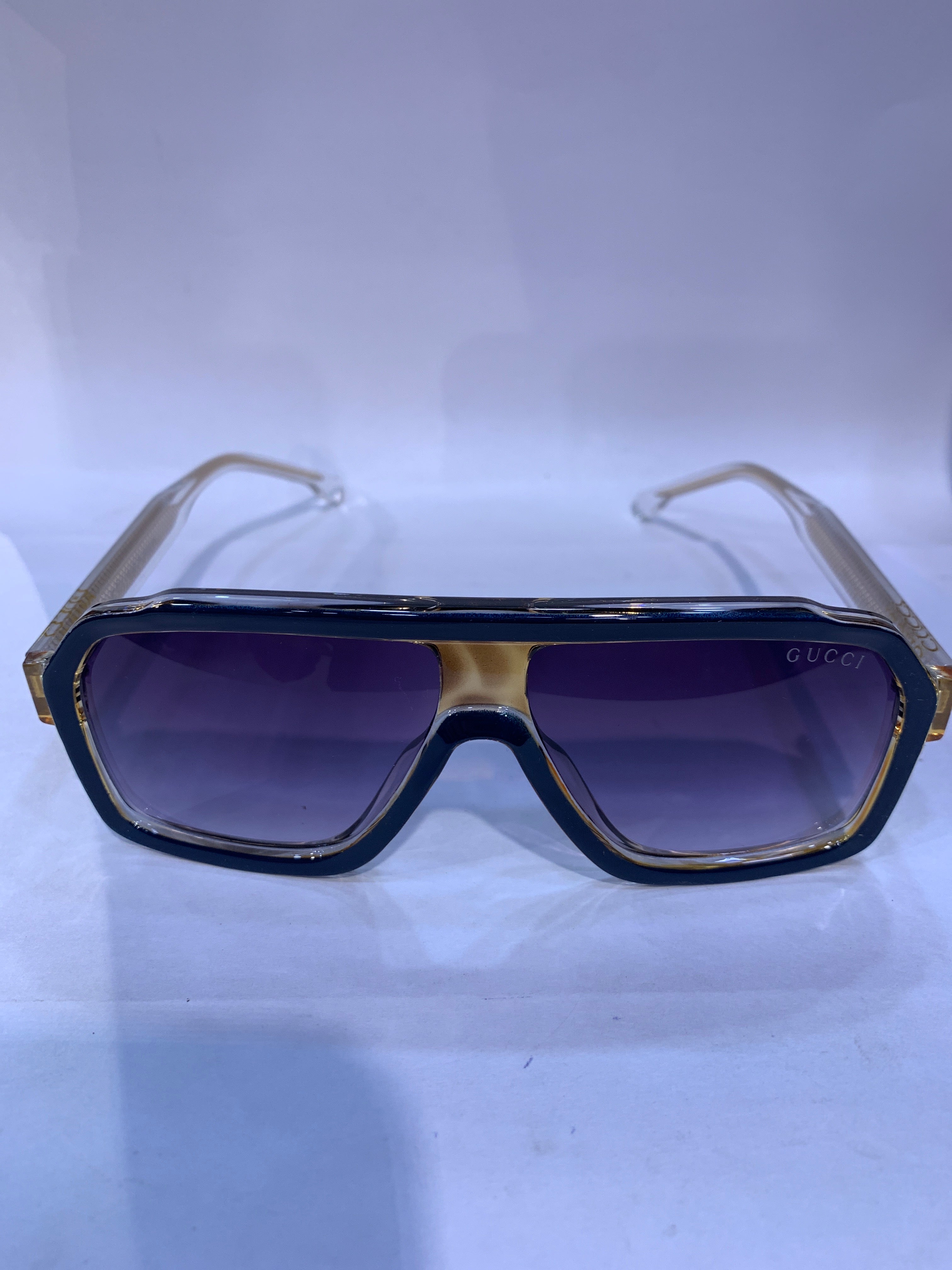 CUG Blue Goldn Frame Blue Shade Unisex Sunglasss TR 28015 58 17 150 CE