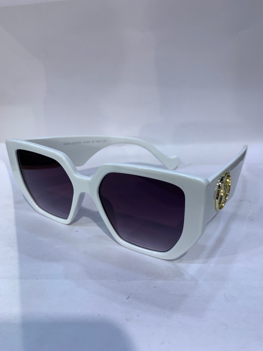 UOL White Frame purple Shade Unisex Sunglasss 6041 55 19 145