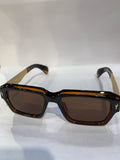 SOM Brown Golden Frame Brown Shade Unisex Sunglasss ZS98321 54 18 143CE
