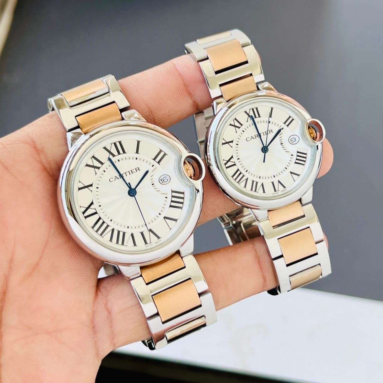 Rac Silver Copper Chain Silver  Dial Men’s Watch 988788