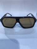 CUG Leopard Frame Brown Shade Unisex Sunglasss TR28015 58 17 150 CE