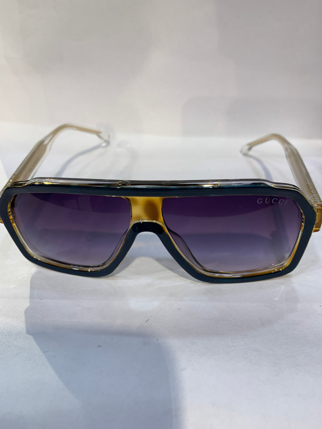 CUG Blue Golden Frame Purple Shade Unisex Sunglasss TR28015 58 17 150 CE