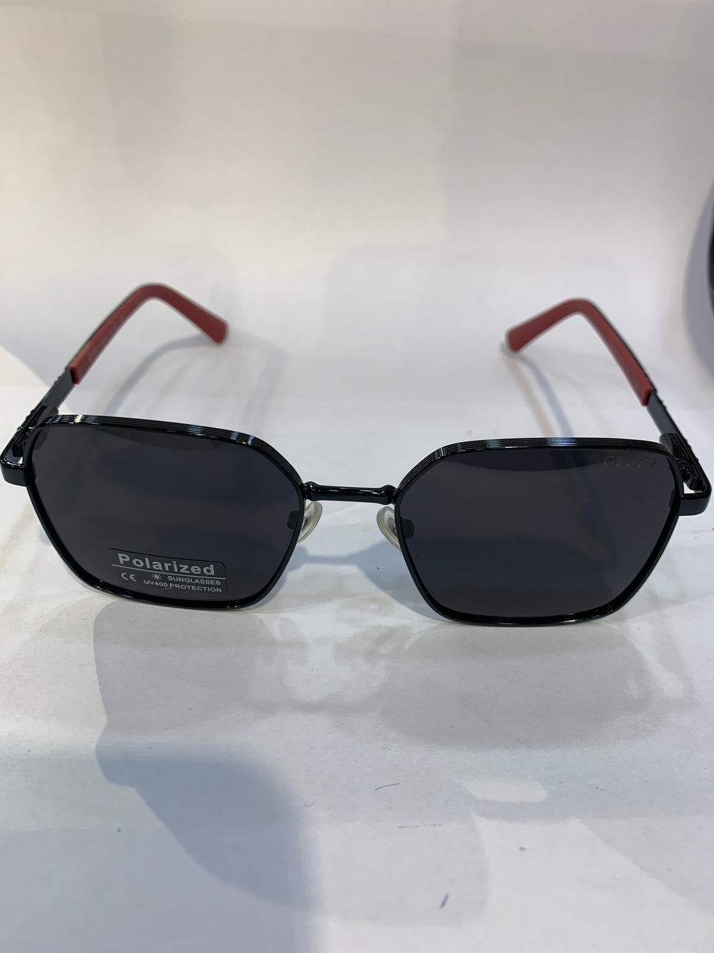 CUG Black Red Frame Black Shade Unisex Sunglasss CF58439 54 16 145