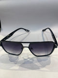 YAM Black Frame Black Shade Unisex Sunglasss 5G218 50 21 151
