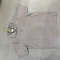 CUG GUC Knitting Grey Colour GG Embroidered Collar Men’s Tshirt 03