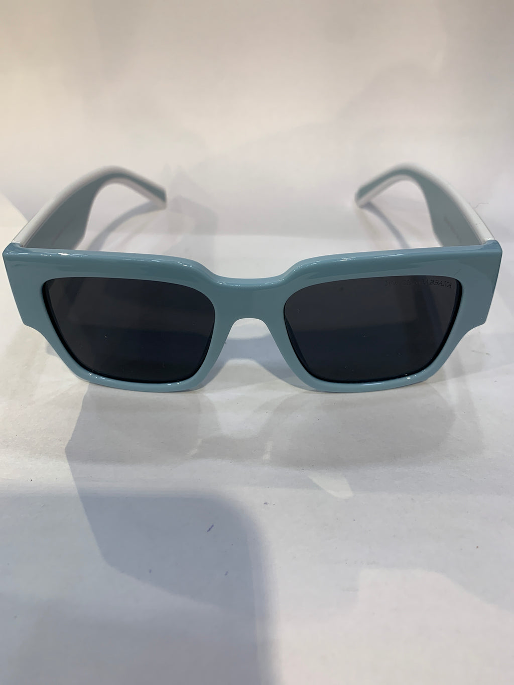 LOD Skyblue white Frame Black Shade Unisex Sunglasss DG6184 52 19 140 C6
