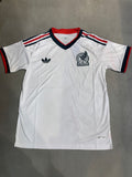 IDA ADI White Red Colour Mexico Print V Neck Tshirt Jersey 990518