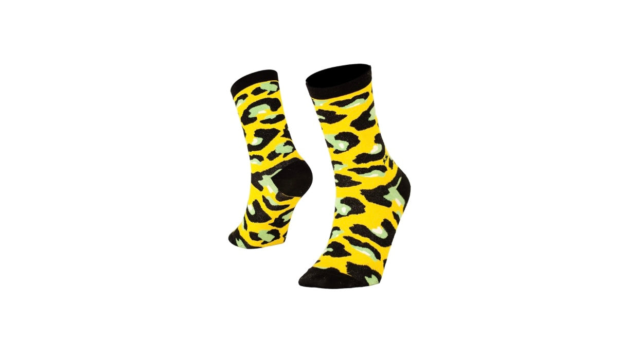 PAPA SOCKS  Animal Print Funky Quirky Pattern Premium Quality Full Unisex Socks 989949