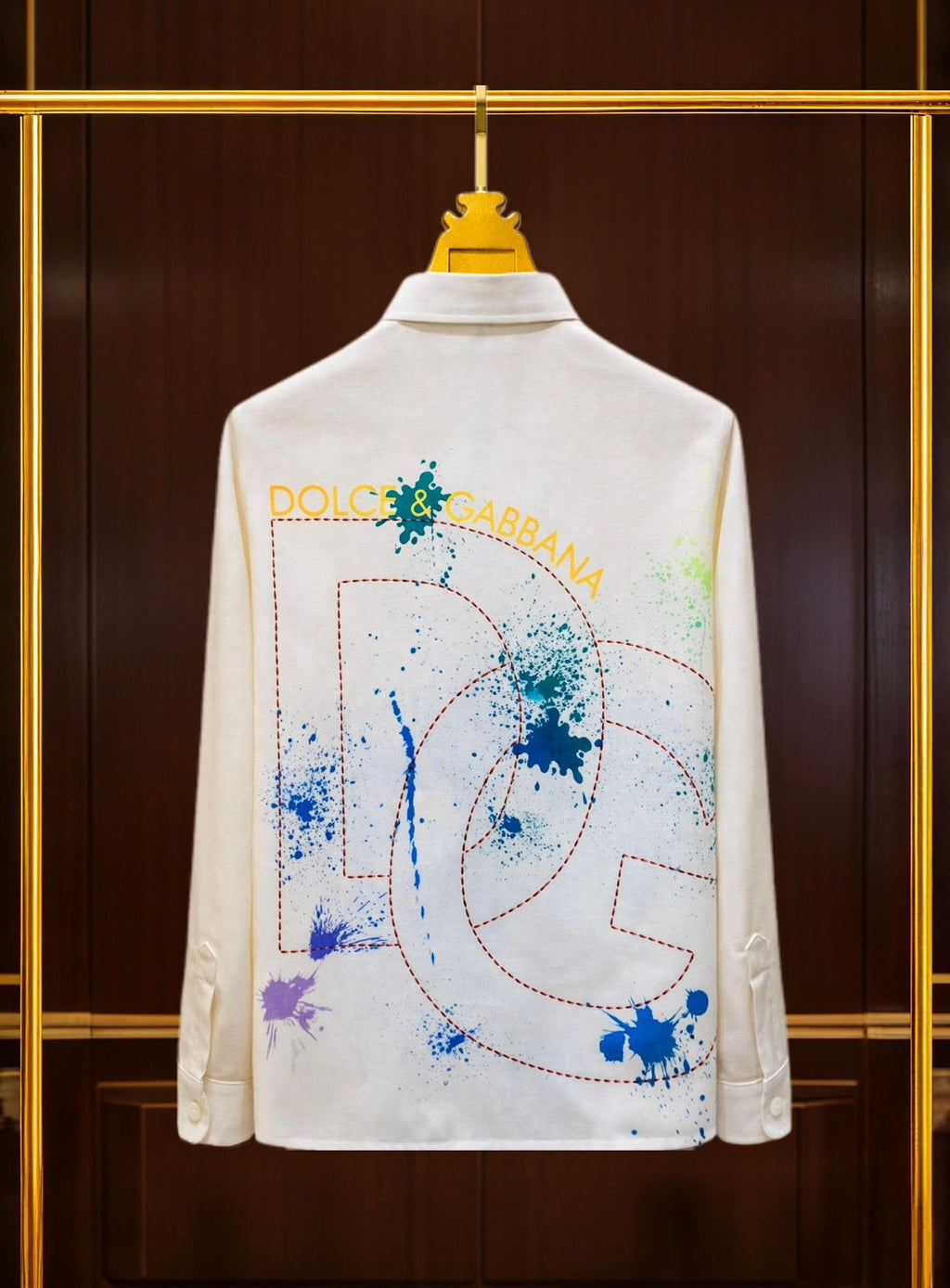 LOD DOL White Colour With Back Print Premium Quality Full Sleeve Unisex Shirt 990000