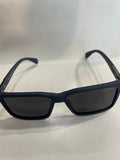 RAC Blue Frame Black Shade Unisex Sunglass 21207 57 16-143