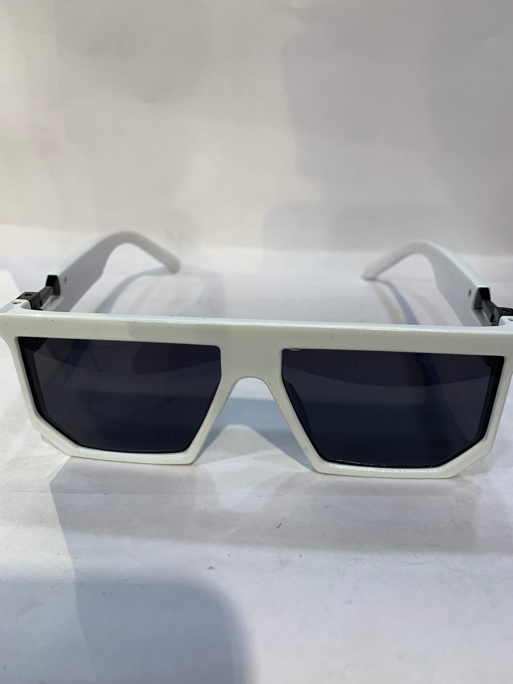 RAM White Frame Black  Shade Unisex Sunglasss 8789 57 17 152