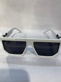 RAM White Frame Black  Shade Unisex Sunglasss 8789 57 17 152
