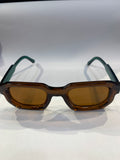 SOM Brown Green Frame Brown  Shade Unisex Sunglasss ZN3887 48 18 138
